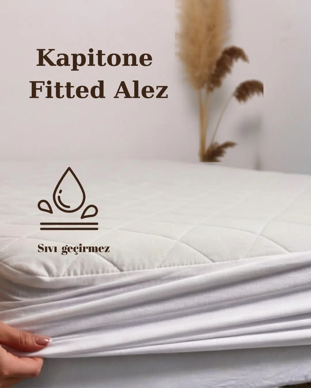 Piketen Sıvı & Su Geçirmez Kapitone Fitted Alez